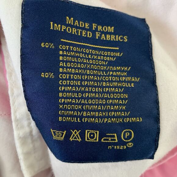 POLO Ralph Lauren Shorts Mens 33 Classic Fit Bright Pink PIMA Cotton Blend Golf - Picture 6 of 7